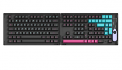 Keycap AKKO set – Midnight (PBT Double-Shot/ASA profile/178 nút)